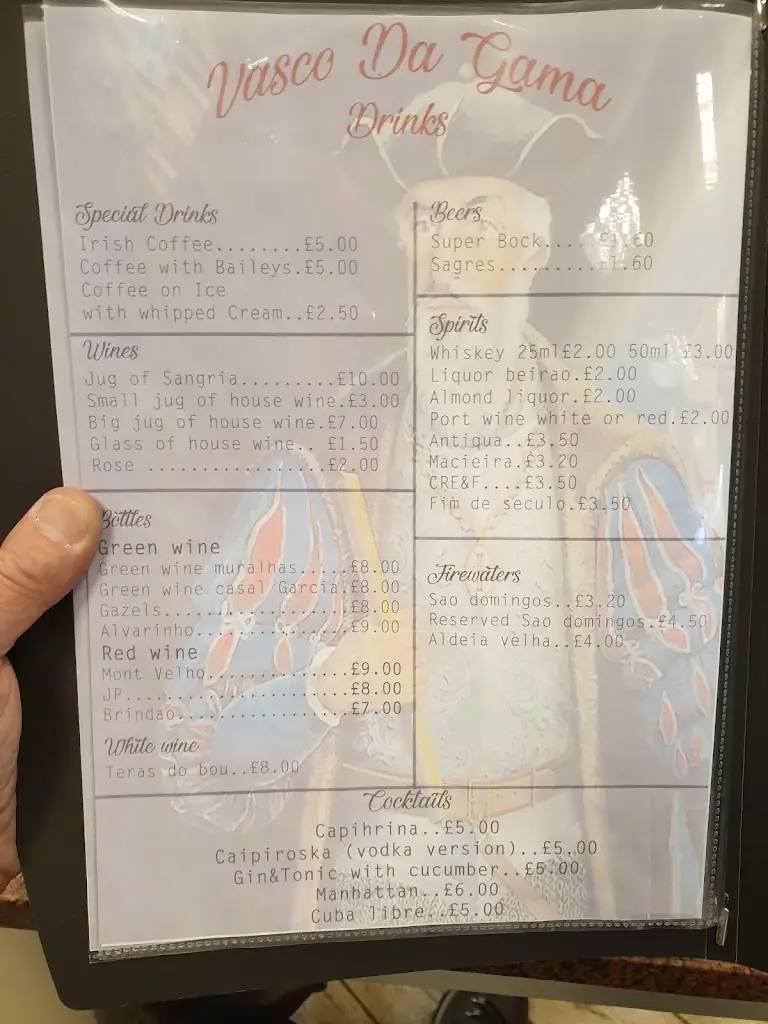 Menu_Vasco Da Gama Restaurant_Marchwiel_image_2