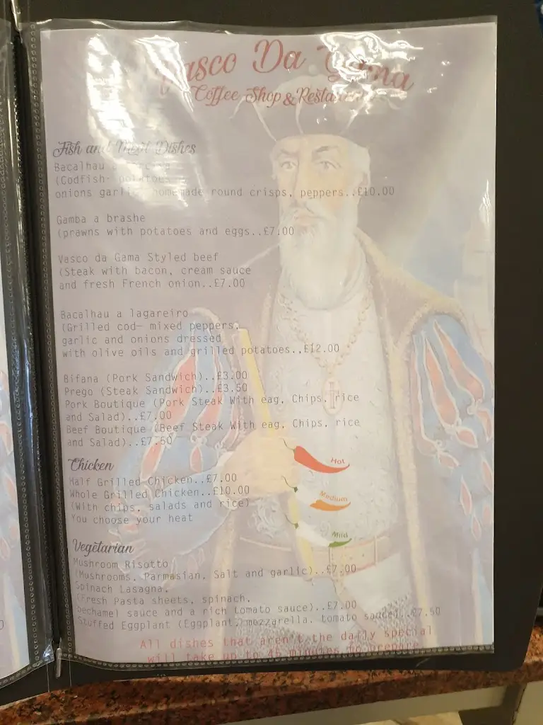 Menu_Vasco Da Gama Restaurant_Marchwiel_image_3