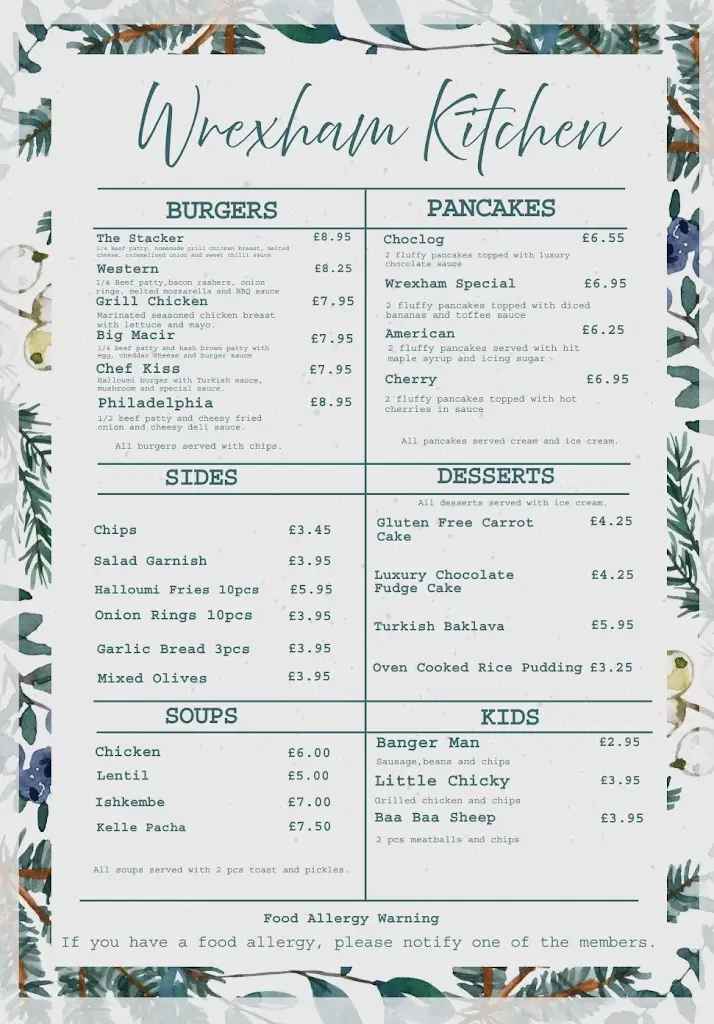 Menu_Wrexham Kitchen_Marchwiel_image_3