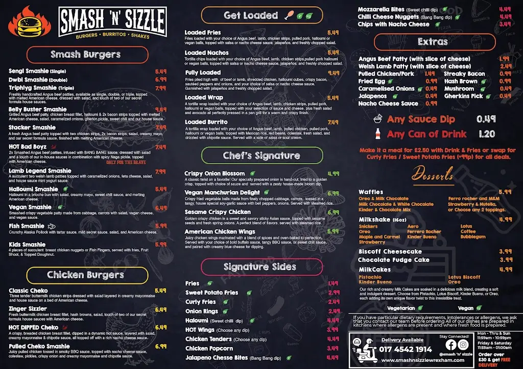 Menu_Smash 'N' Sizzle_Marchwiel_image_1