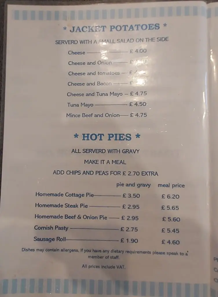 Menu_A Marubbi & Son_Marchwiel_image_2