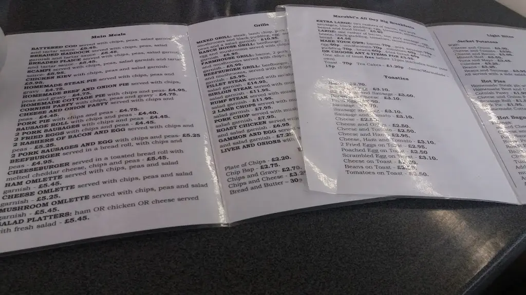 Menu_A Marubbi & Son_Marchwiel_image_4