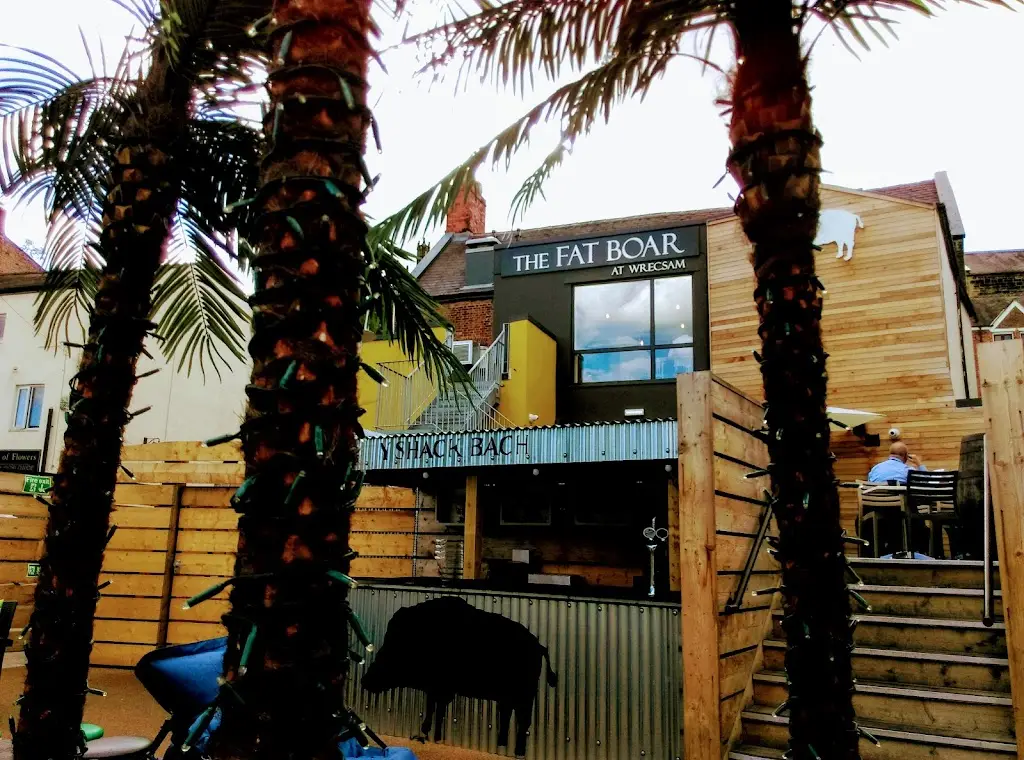 The Fat Boar restaurant in Marchwiel