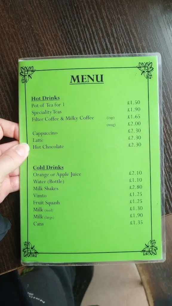 Menu_The Priory Cafe_Marchwiel_image_4