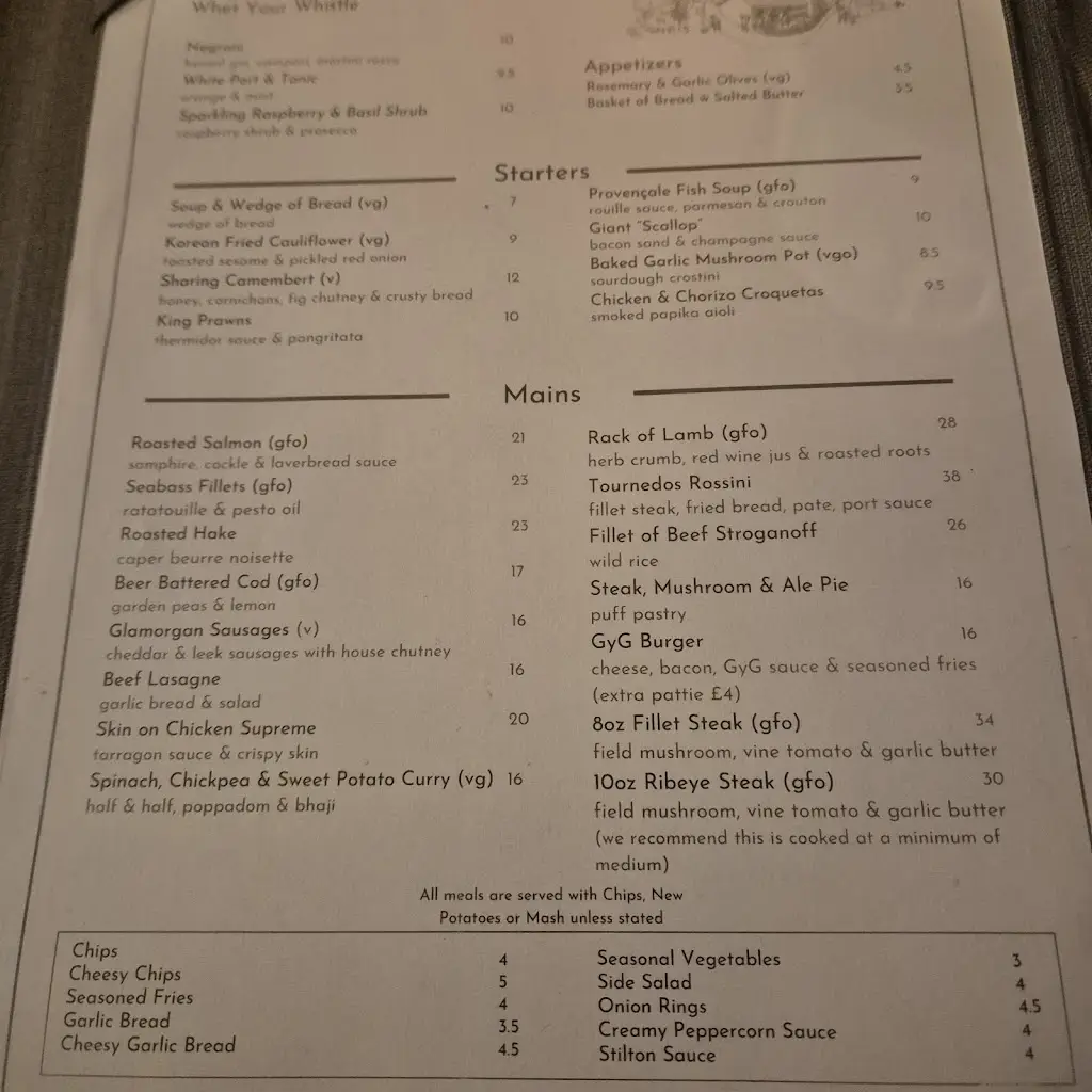Menu_The Gwaelod-y-Garth Inn_Radyr_image_2
