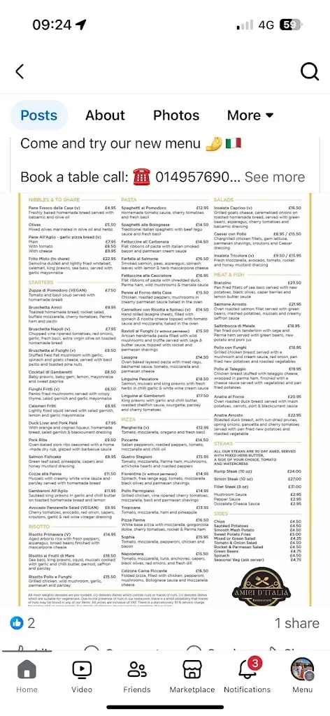 Menu_Amici D’Italia Pontypool_Pontypool_image_2