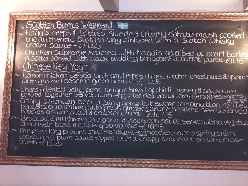 Menu_The Wain-Y-Clare_Pontypool_image_1