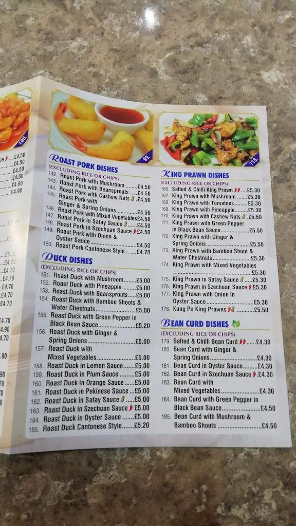 Menu_Blue Ocean Cantonese_Pontycymer_image_2