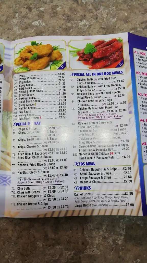 Menu_Blue Ocean Cantonese_Pontycymer_image_3