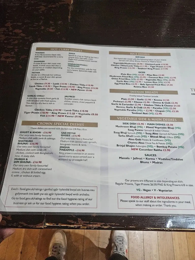 Menu_The Jewel In The Crown_Pwllheli_image_2