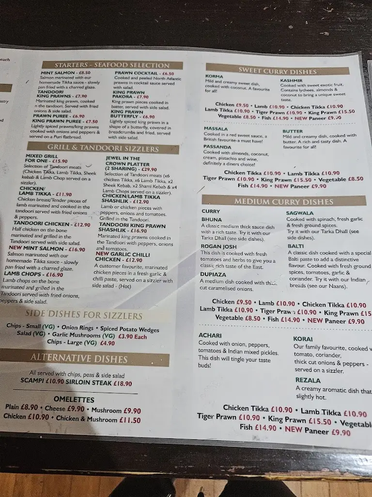 Menu_The Jewel In The Crown_Pwllheli_image_3