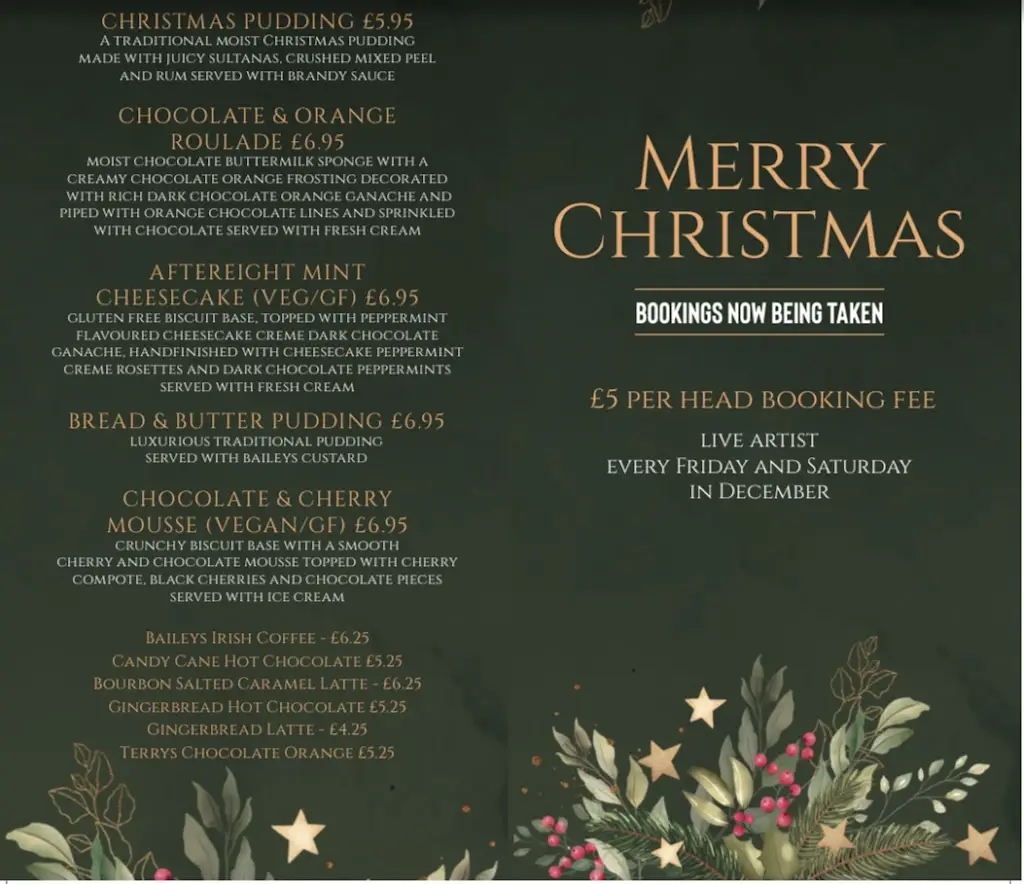 Menu_The Greenfield_Rhondda Cynon Taf_imagen_2