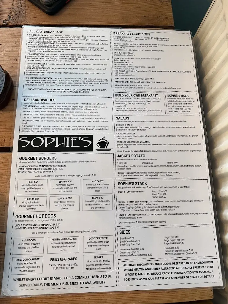 Menu_Sophie's_Penparcau_image_1