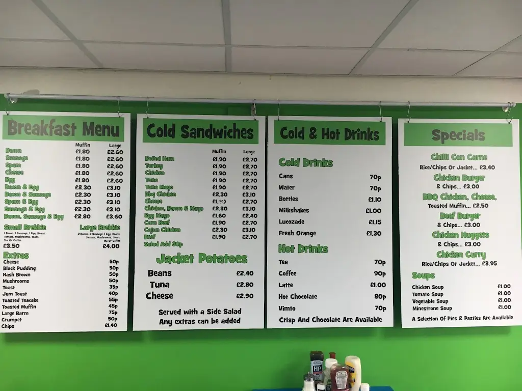 Menu_The Café_Blackley_image_1