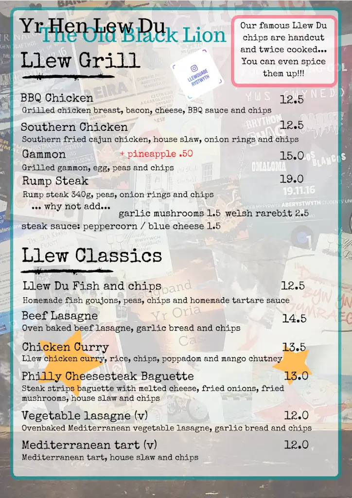 Menu_Yr Hen Lew Du_Penparcau_image_4