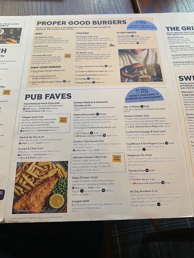 Menu_White Horse_Penparcau_image_3