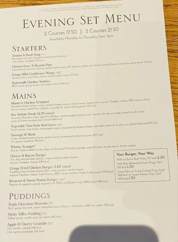 Menu_The Alyn At Rossett_Rossett_image_1