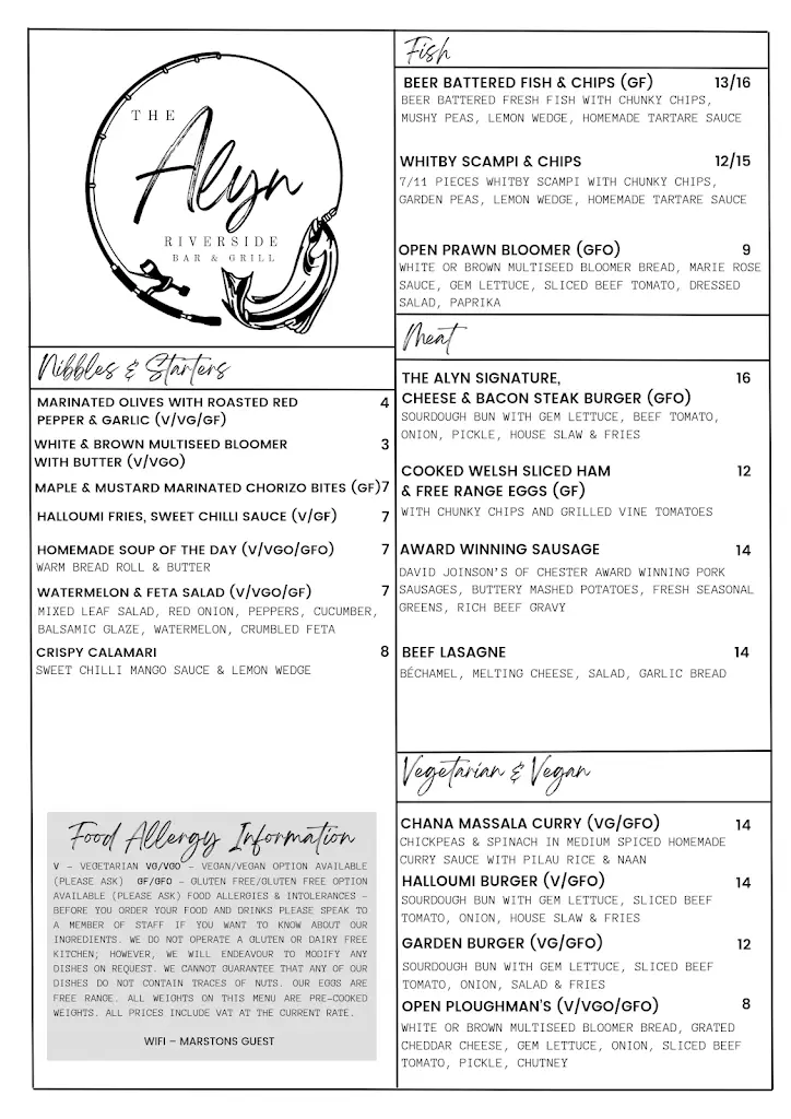 Menu_The Alyn At Rossett_Rossett_image_2