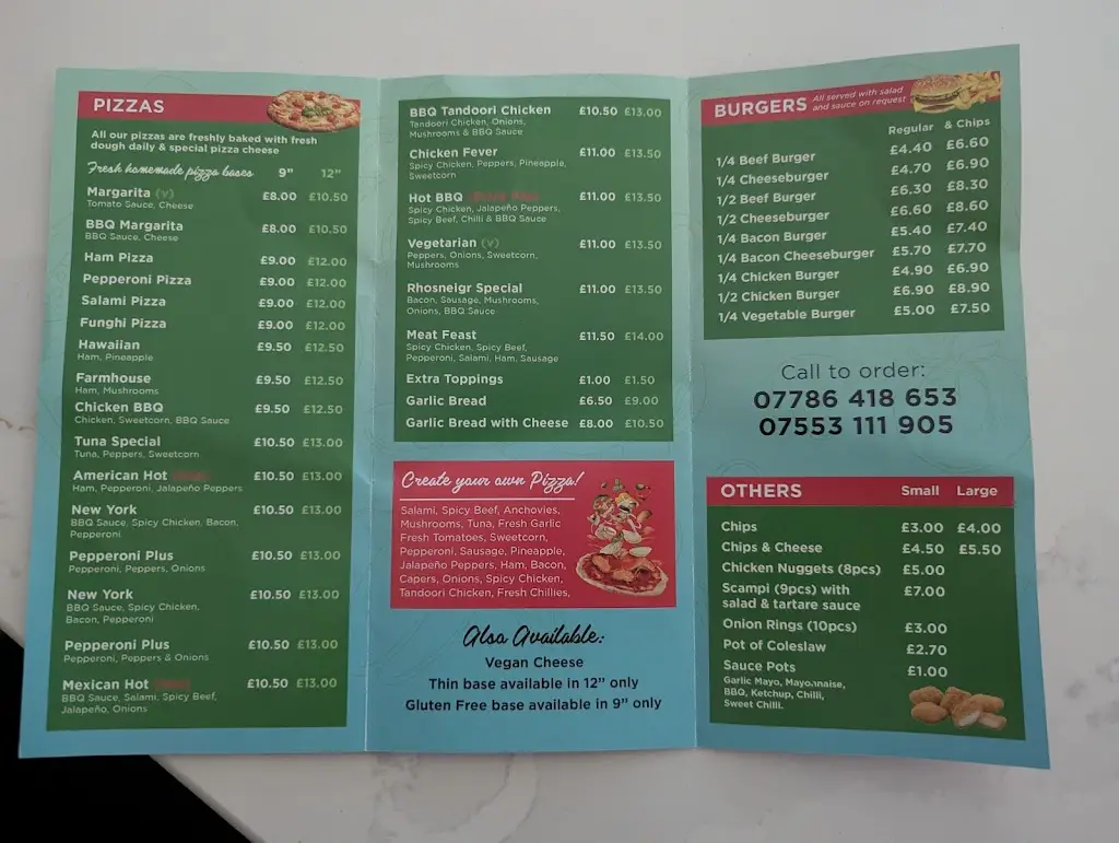 Menu_Aydin's pizza_Rhosneigr_image_1