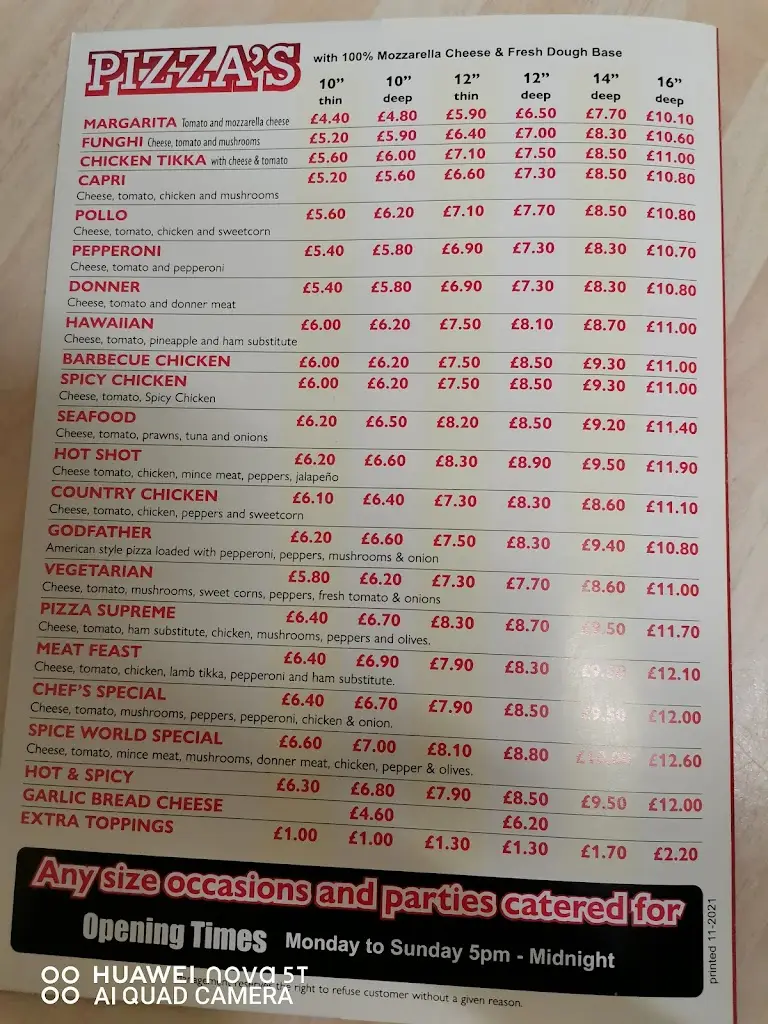 Menu_Spice World_Blackley_immagine_1