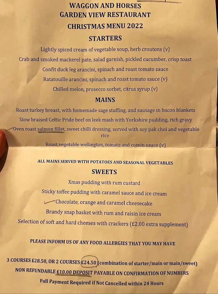 Menu_Waggon and Horses_Sir Powys_image_2