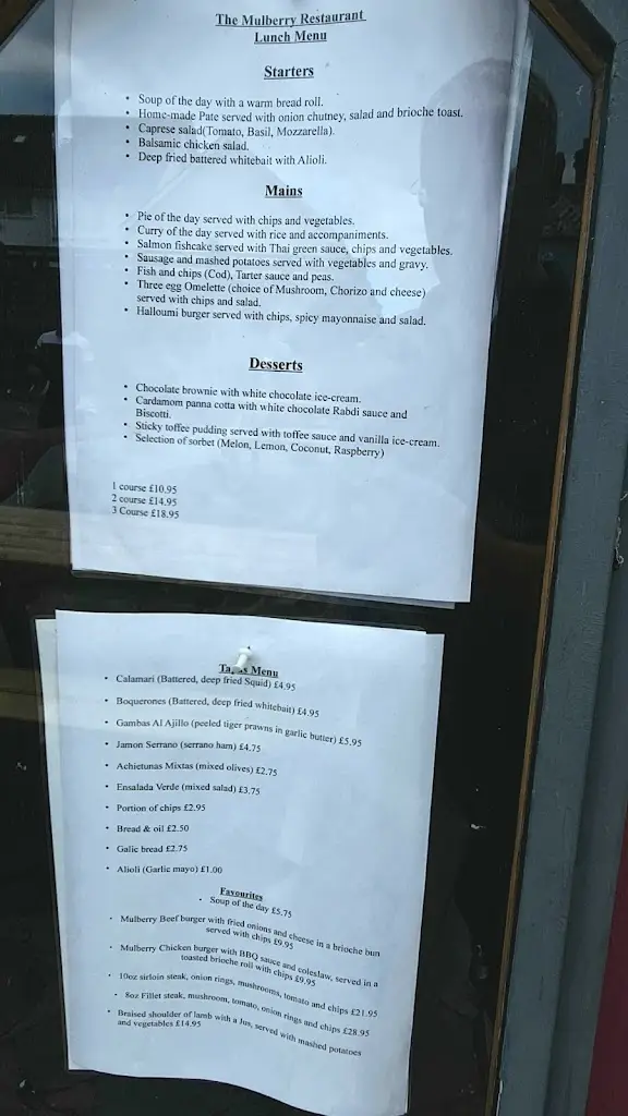 Menu_The Mulberry Restaurant_Saundersfoot_image_2