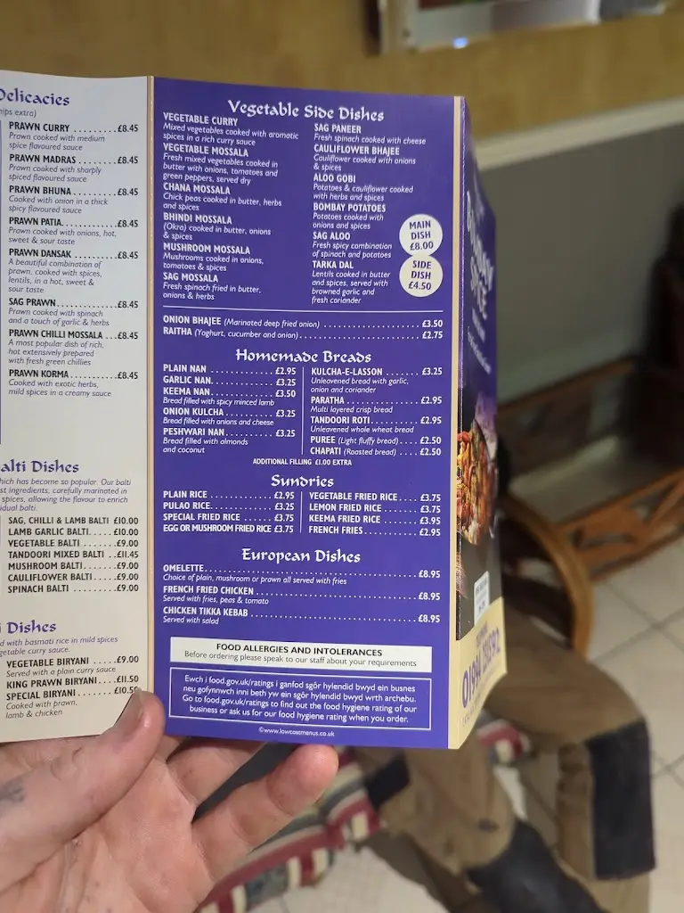 Menu_Bombay Spice_Saint Clears_image_1