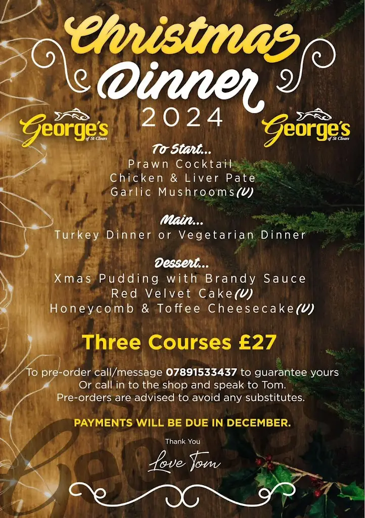 Menu_George's Fish & Chips Of St Clears_Saint Clears_image_2