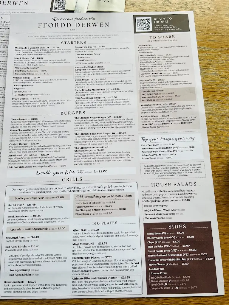 Menu_Ffordd Derwen_Rhyl_image_1