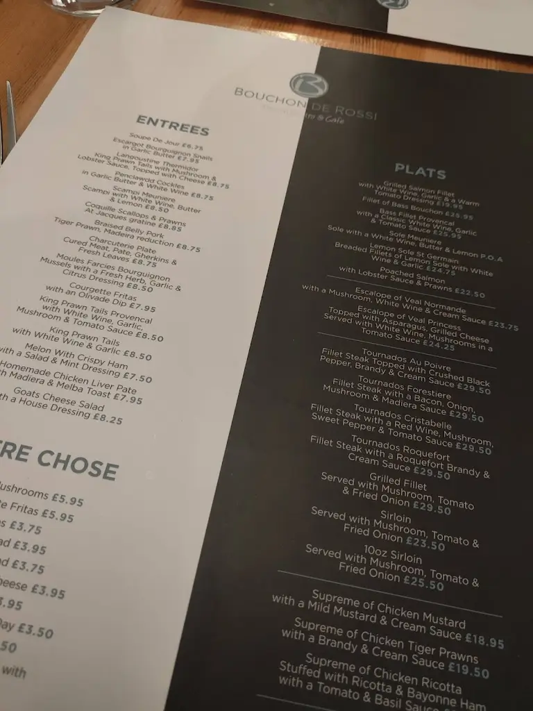 Menu_Bouchon De Rossi_Swansea_image_1