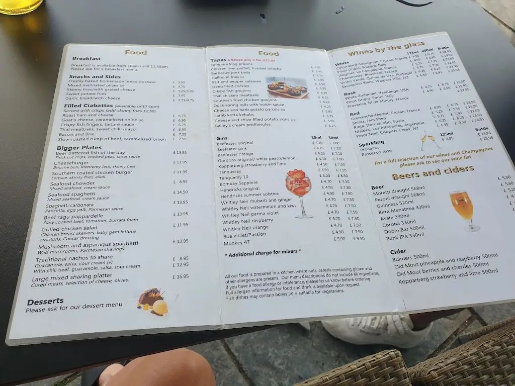 Menu_The River House_Swansea_image_4