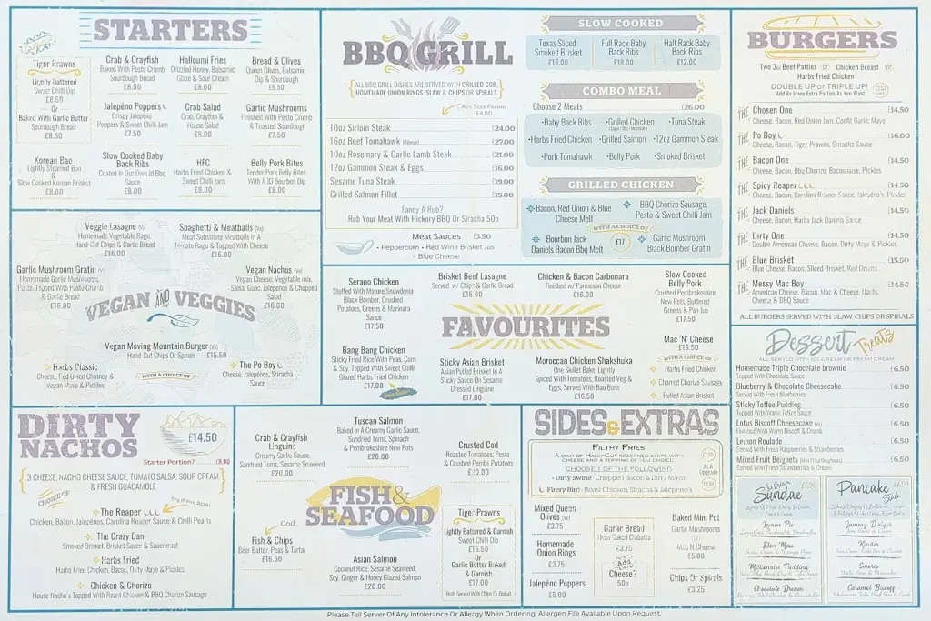 Menu_The Harbourmaster_Steynton_image_1
