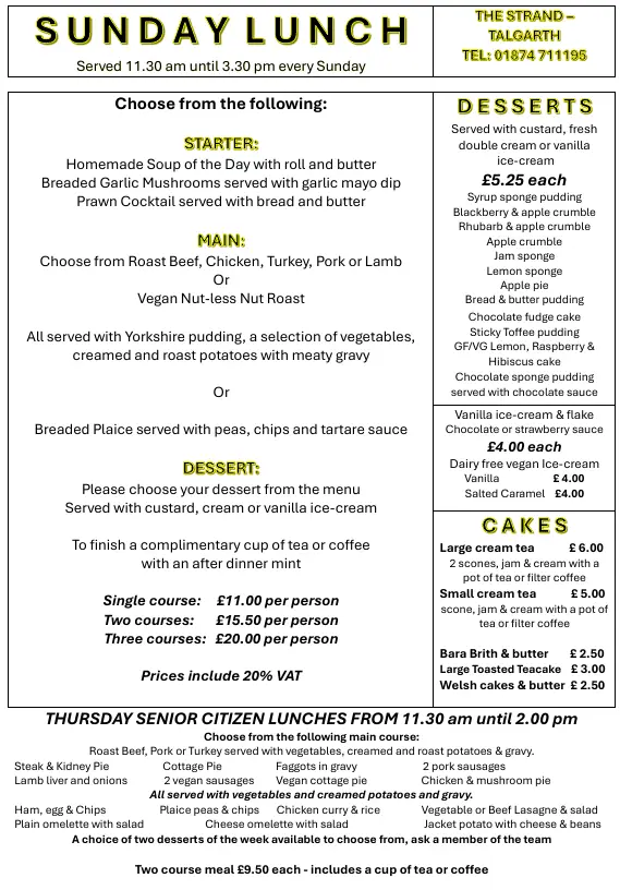 Menu_The Strand Bookshop and Café_Talgarth_image_3