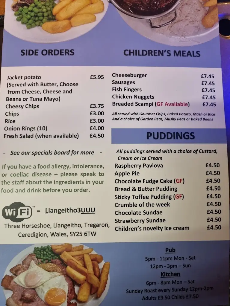 Menu_Three Horseshoe Inn_Tregaron_image_2