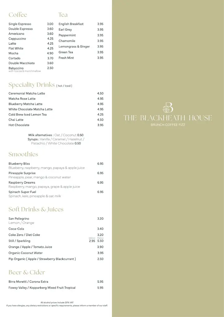 Menu_The Blackheath House_Blackheath_image_1
