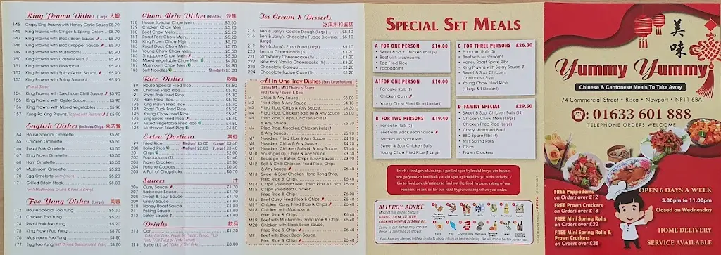 Yummy Yummy restaurant in Risca