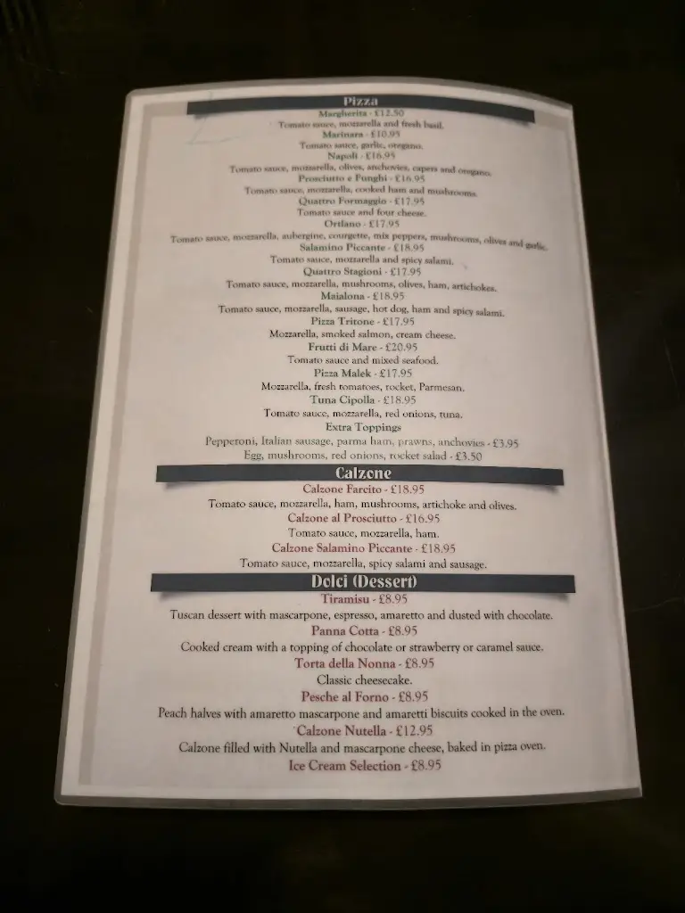 Menu_IL CAMINETTO Tenby_Tenby_image_4