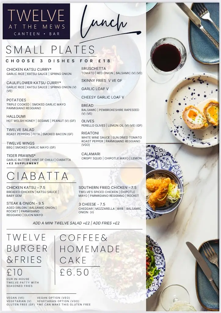 Menu_Twelve Tenby_Tenby_image_1