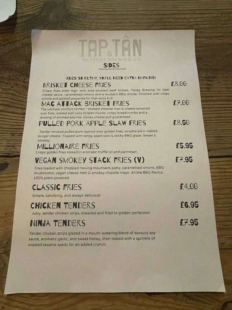 Menu_Tap & Tân_Tenby_image_1