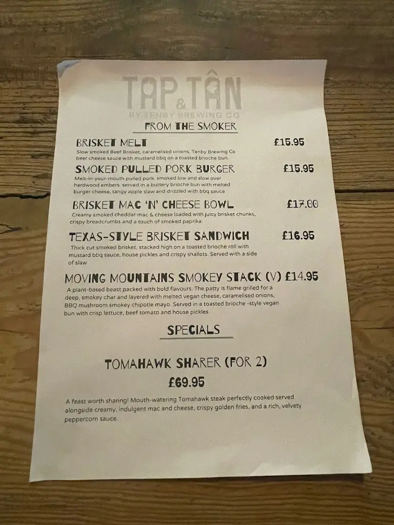 Menu_Tap & Tân_Tenby_image_2