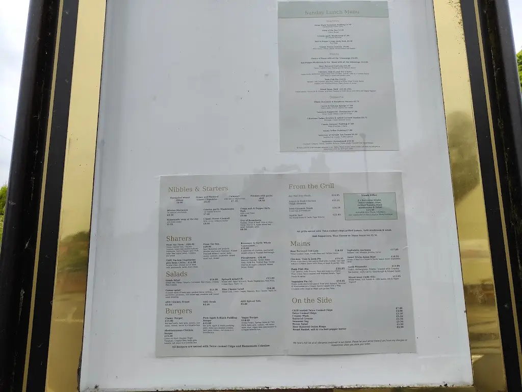 Menu_The Woodman_Bishopthorpe_image_3