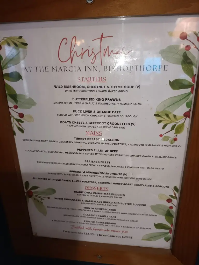 Menu_The Marcia_Bishopthorpe_image_1