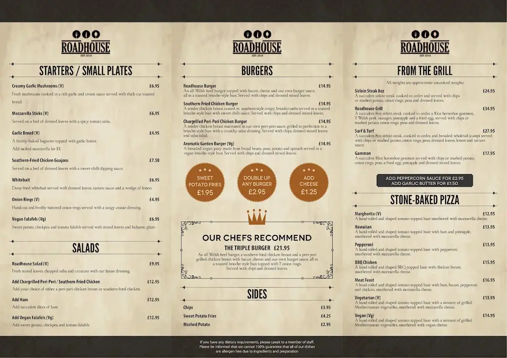 Menu_Roadhouse Whitland_Whitland_image_1