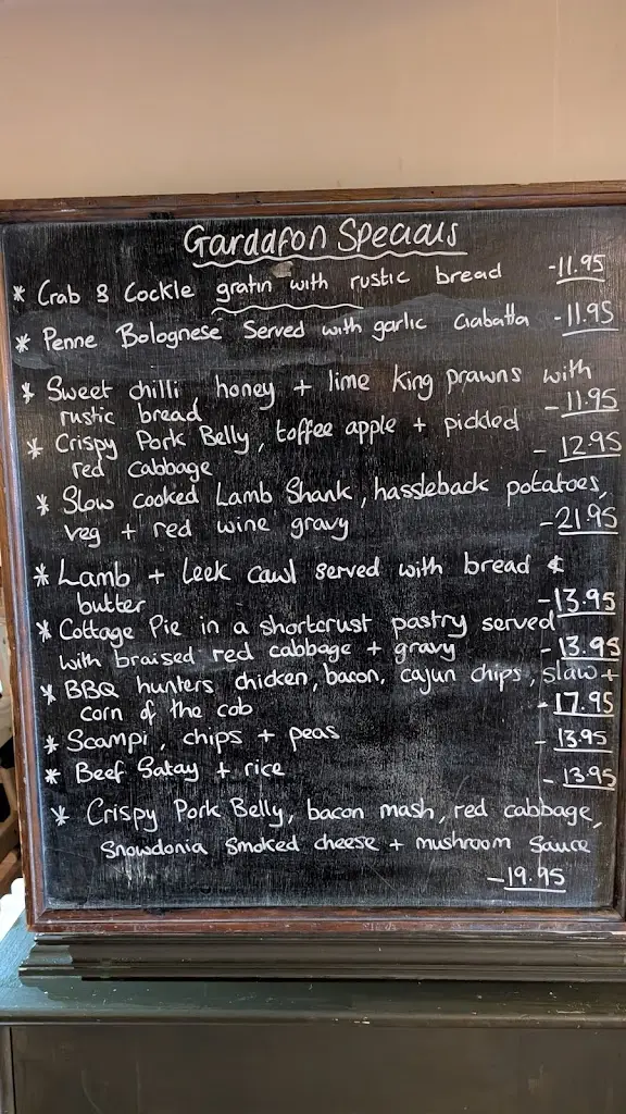Menu_Garddfon Inn_Y Felinheli_image_4