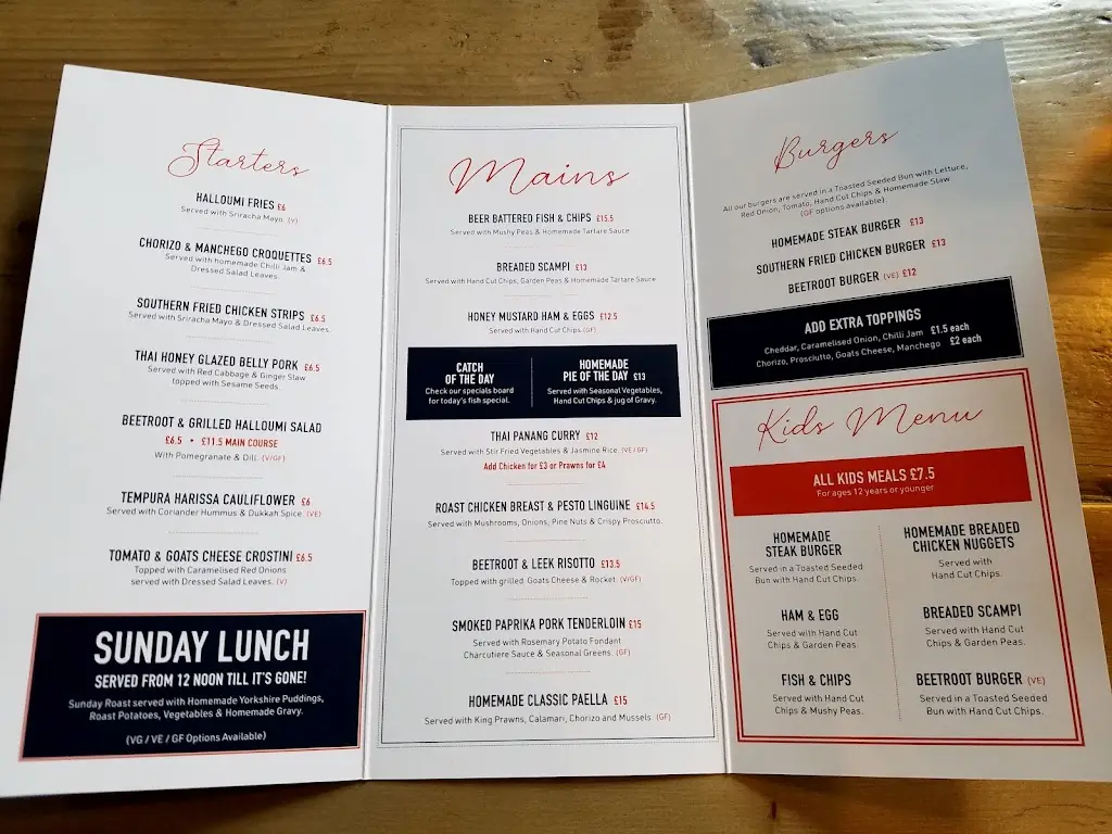 Menu_Winning Post, York_Bishopthorpe_image_3