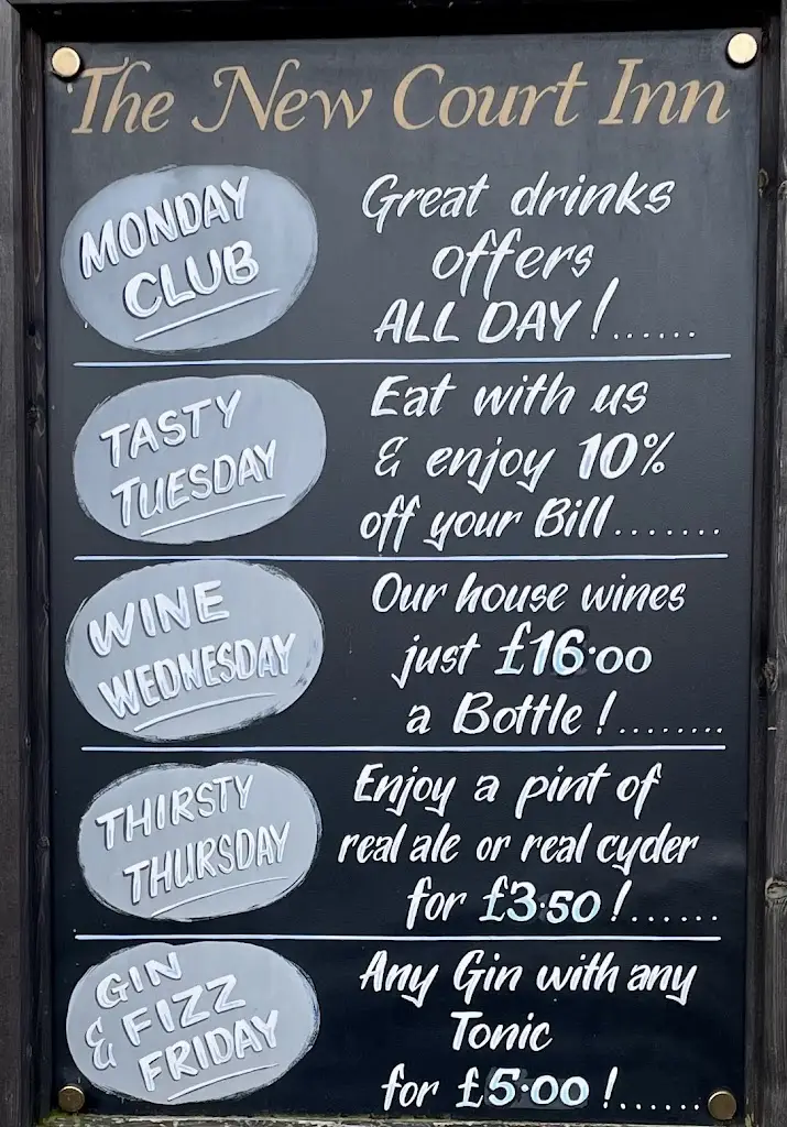Menu_The New Court Inn_Usk_image_1