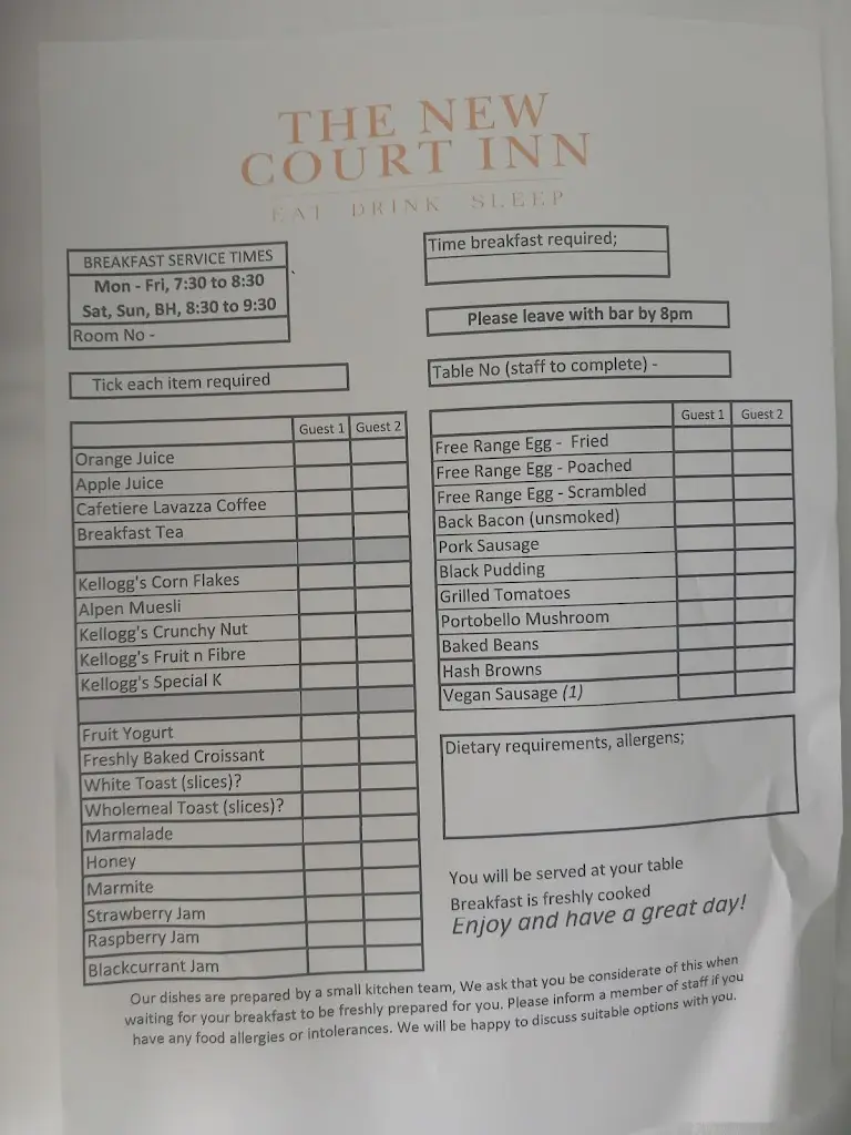 Menu_The New Court Inn_Usk_image_3