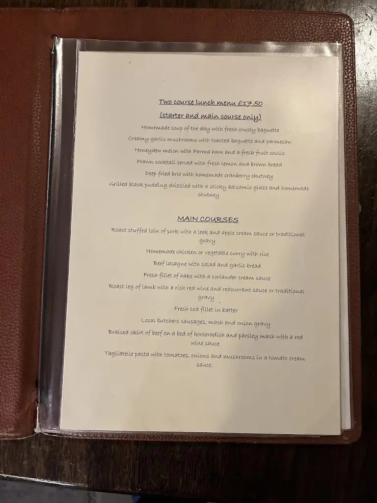 Menu_The Hall Inn Pub & Restaurant_Usk_image_3