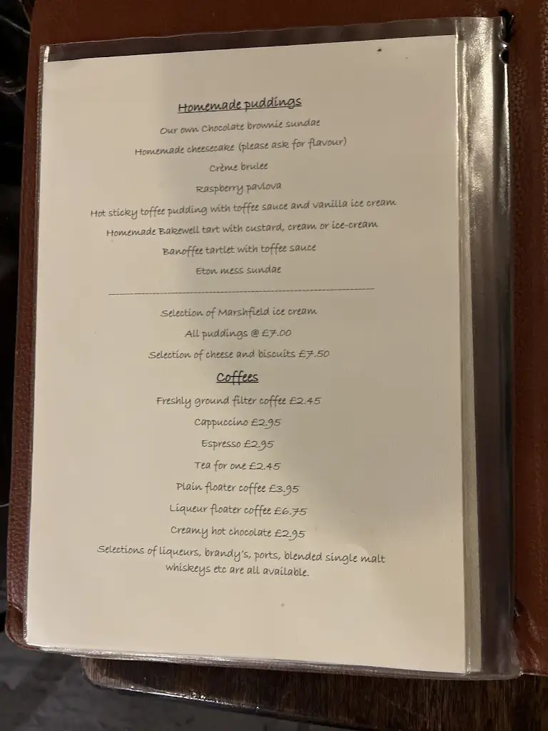 Menu_The Hall Inn Pub & Restaurant_Usk_image_4