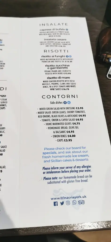 Menu_Trinacria_Bishopthorpe_imagen_4